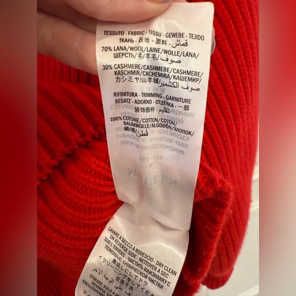 ALEXANDER MCQUEEN Cashmere Wool Knit Sweater - Picture 6 of 8